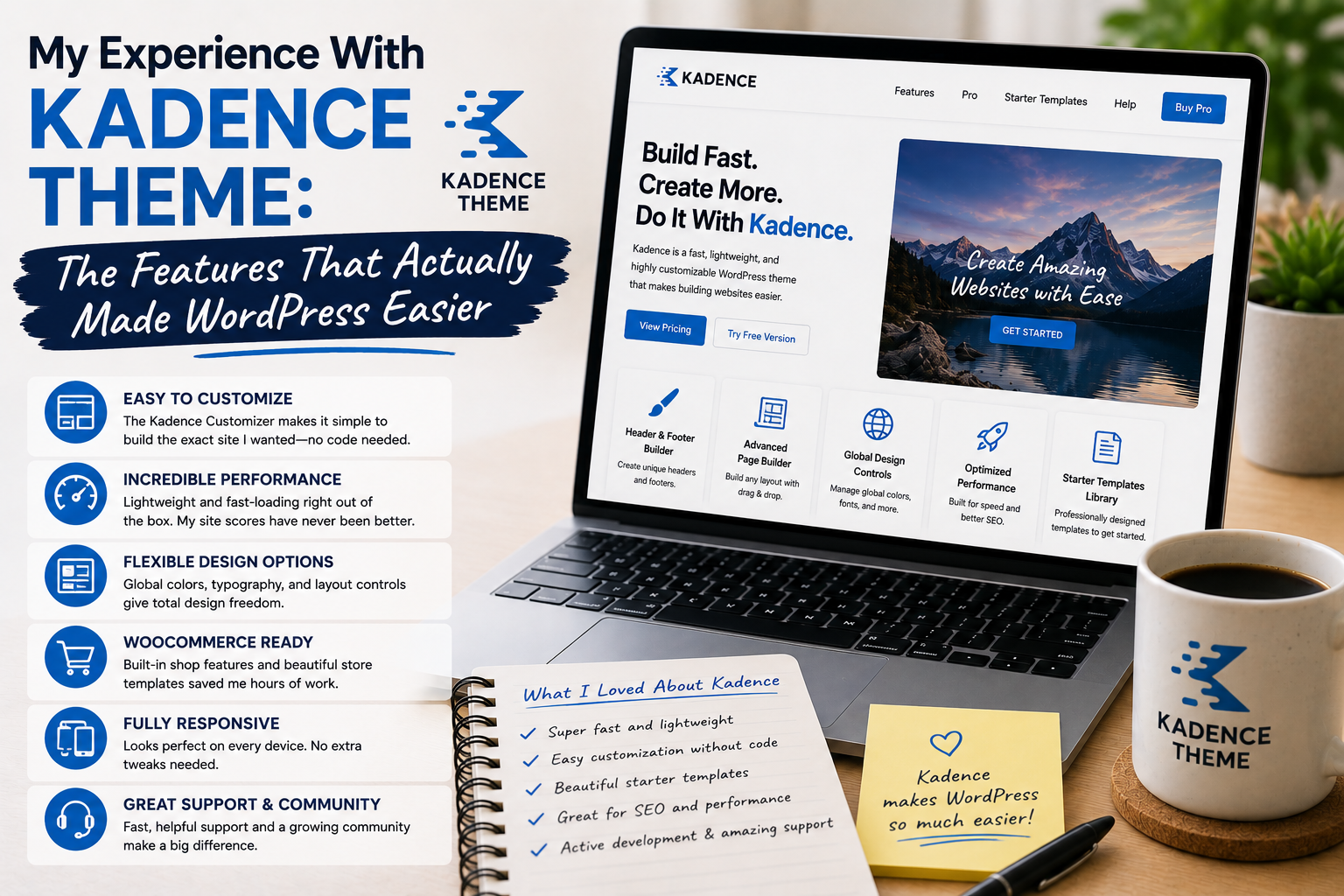 My Experience With Kadence Theme: The Features That Actually Made WordPress Easier
